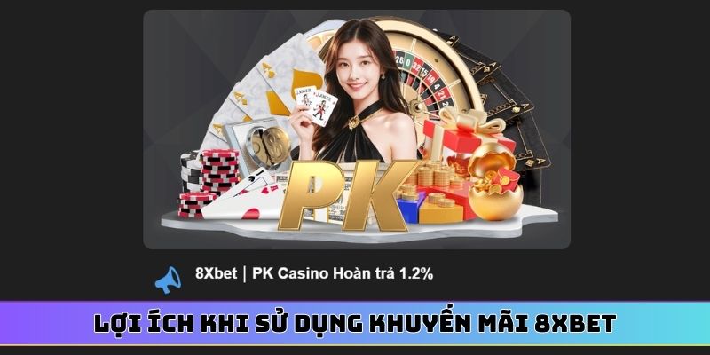 Lợi ích khi sử dụng khuyến mãi 8XBET