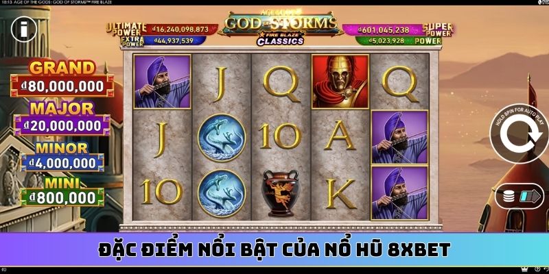 Đặc điểm nổi bật của nổ hũ 8XBET