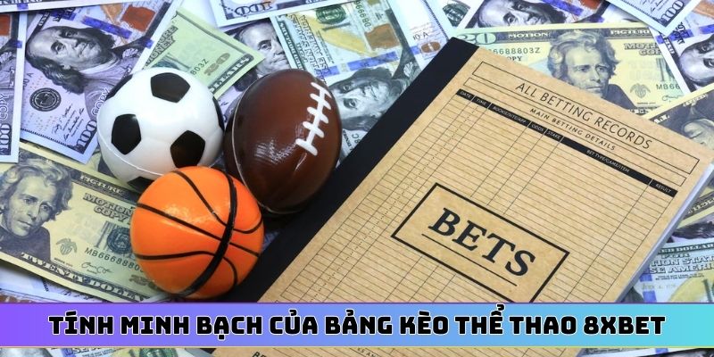 Tính minh bạch của bảng kèo thể thao 8XBET